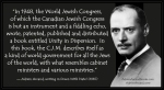 “The World Jewish Congress: A World Government for all the Jews of the world.”